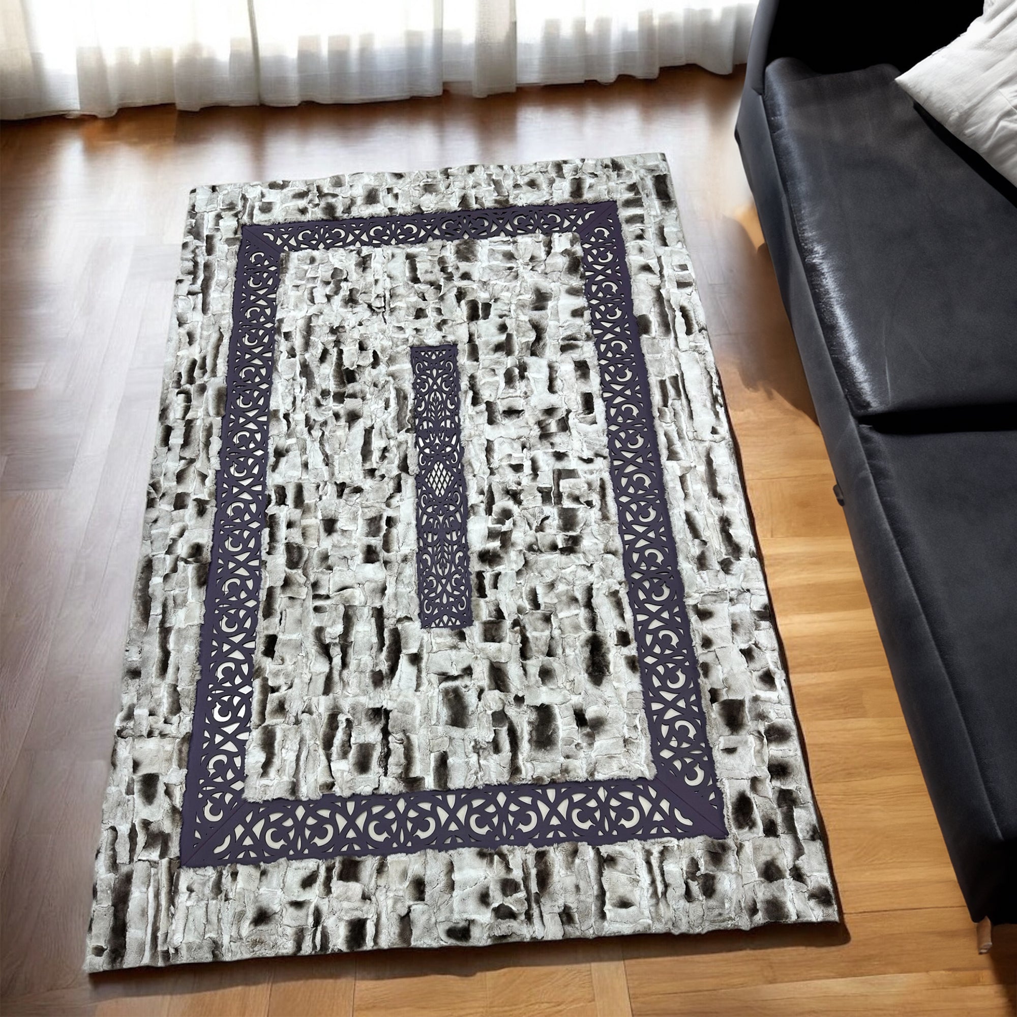 Toskana Patchwork Halı, Lazer Kesimli