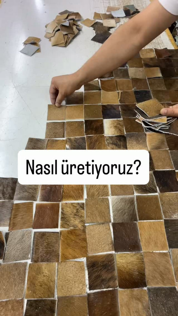 Deco Marié – Cowhide Patchwork Halı