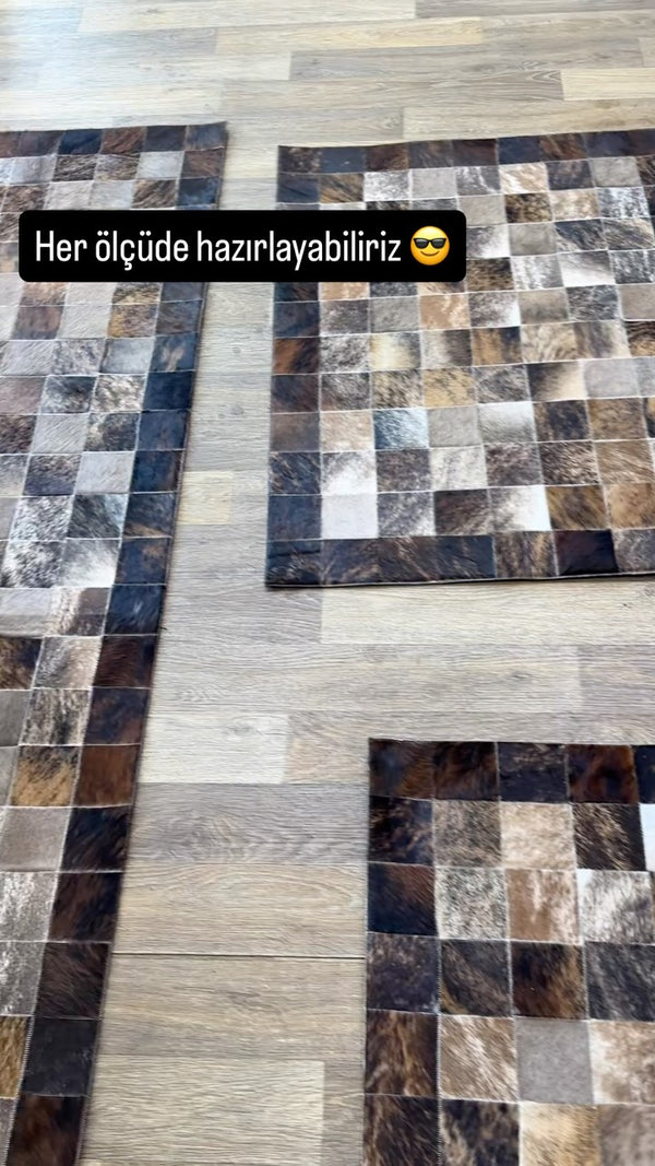 Deco Marié – Cowhide Patchwork Halı