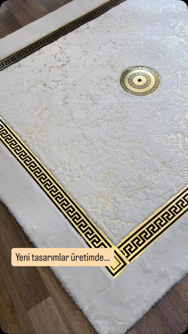 Deco Marié – Beyaz Peluş Halı