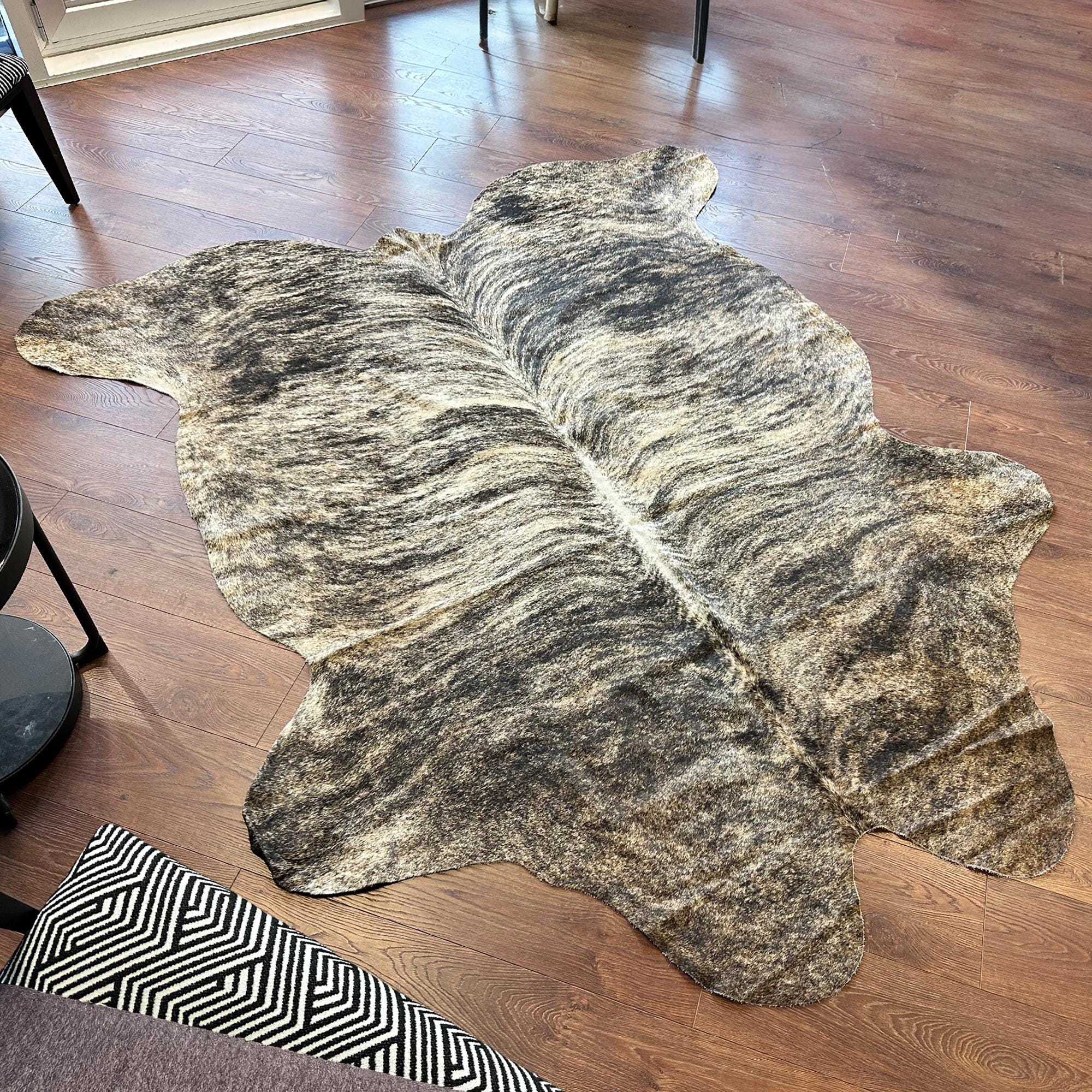 Hakiki Dana Derisi Post Halı 175x218 cm  – El Yapımı Gerçek Deri Halı